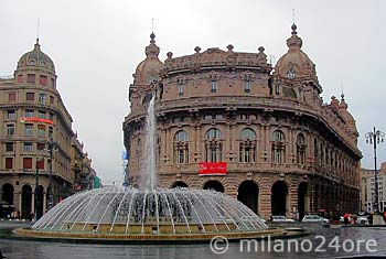 Börse in Piazza De Ferrari